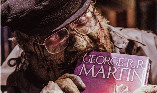 George R.R. Martin es un zombie