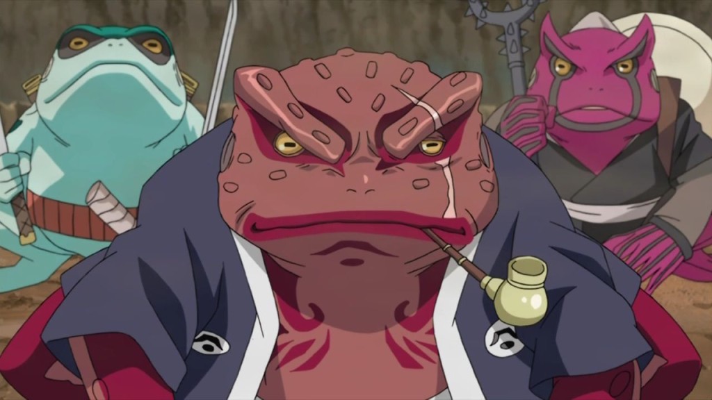 Los 11 sapos que puede invocar Naruto