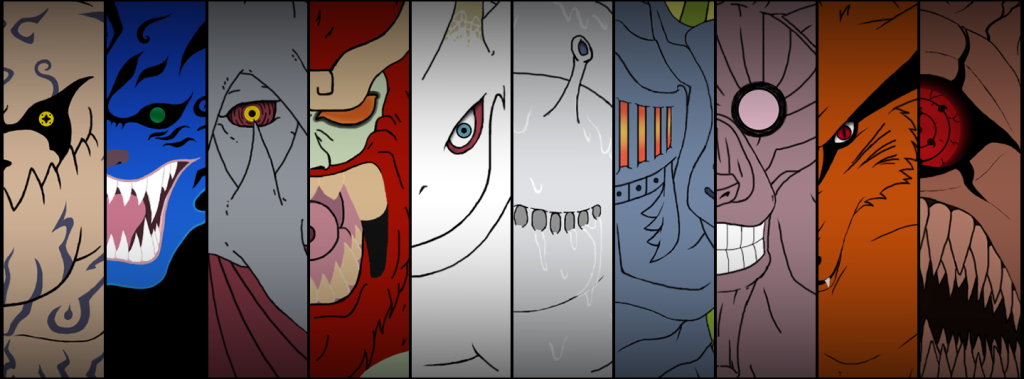 Naruto y los 9 Bijuu legendarios