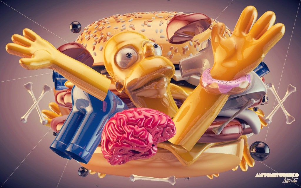 Sorpréndete con estos dibujos de Homero por diferentes artistas