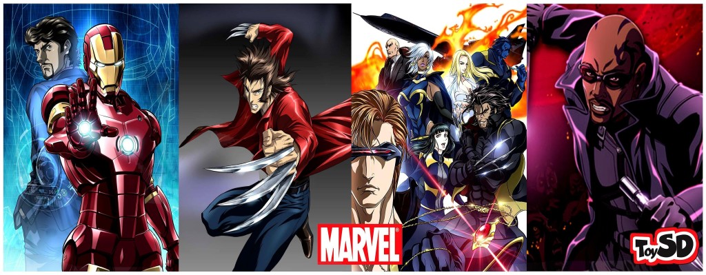 Conoce a los superhéroes de Marvel en su versión anime