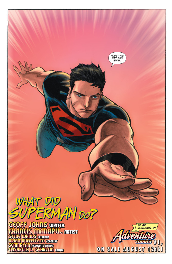 Parece que llega Superboy