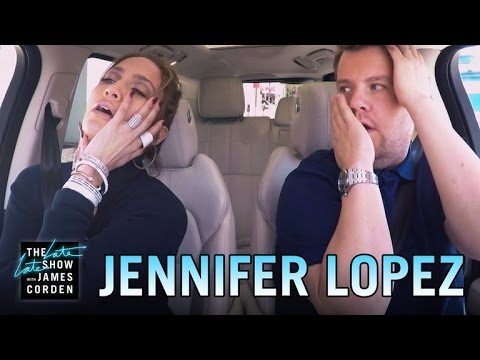 ¡El carpool karaoke de JLo!