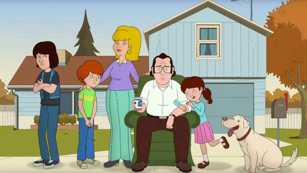 La verdadera familia animada