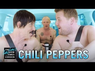James Corden lo hace de nuevo: Carpool Karaoke con los Red Hot Chili Peppers