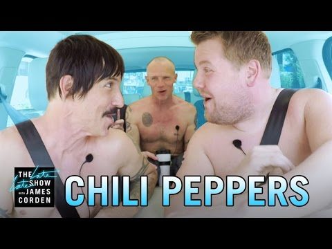 James Corden lo hace de nuevo: Carpool Karaoke con los Red Hot Chili Peppers