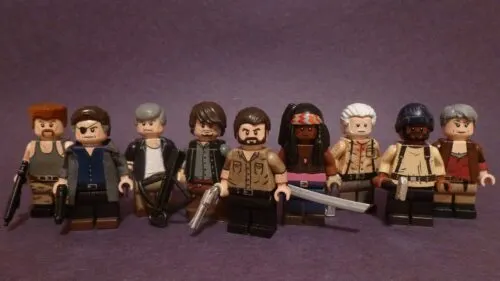 20 imágenes del apocalipsis zombie en Lego