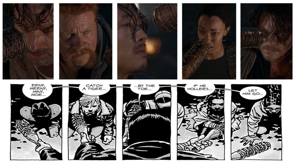 Las 11 potenciales víctimas de Negan también tienen sus posters