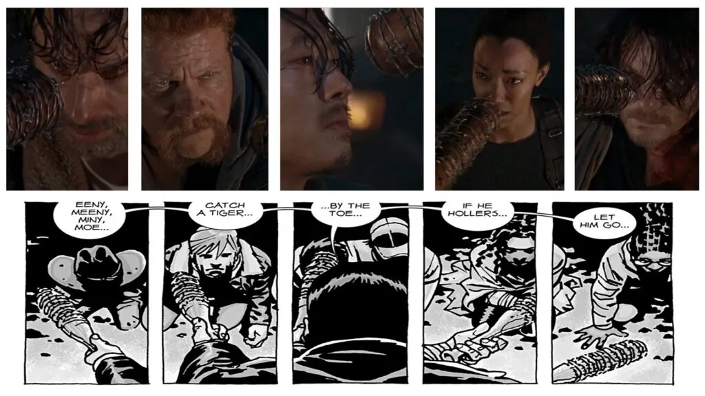 Las 11 potenciales víctimas de Negan también tienen sus posters
