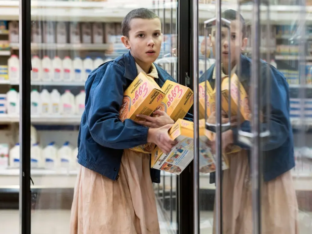Extraños homenajes a los waffles que Eleven ama
