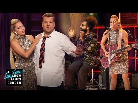 Lady Gaga se apoderó del The Late Late Show con James Corden