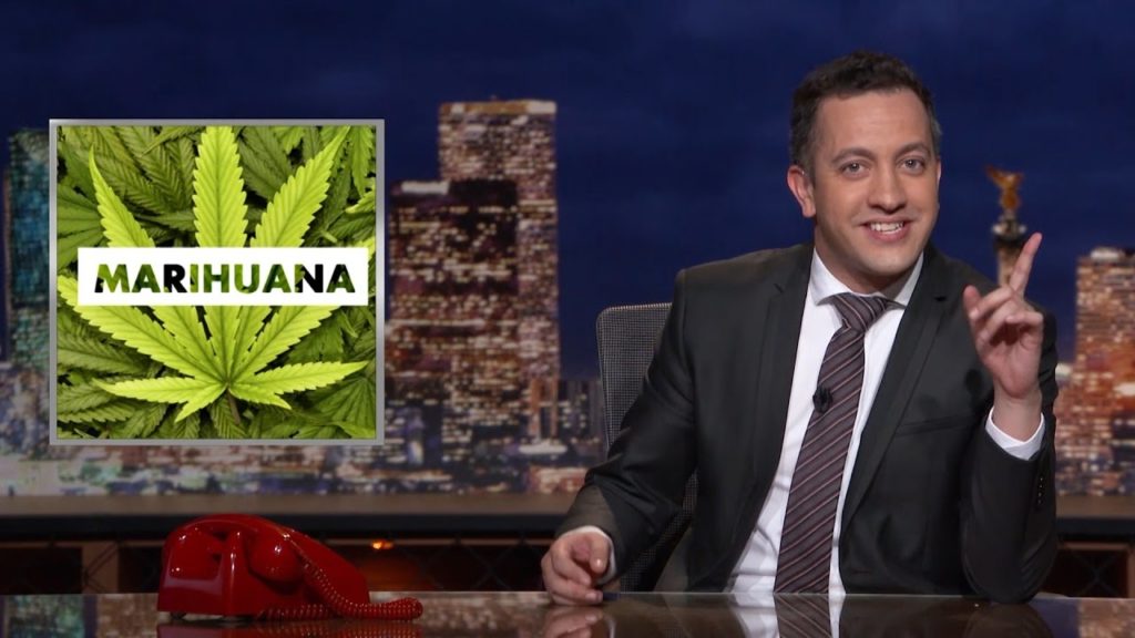 Chumel detrás de la Marihuana