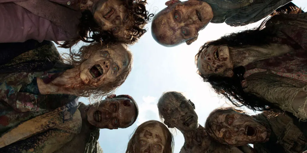 La progresión de la estética zombie a lo largo de las 7 temporadas