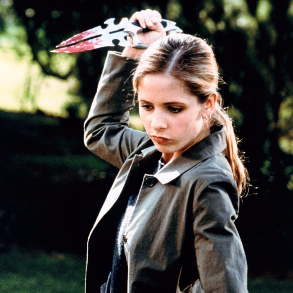 Sarah Michelle Gellar en Buffy, la cazavampiros