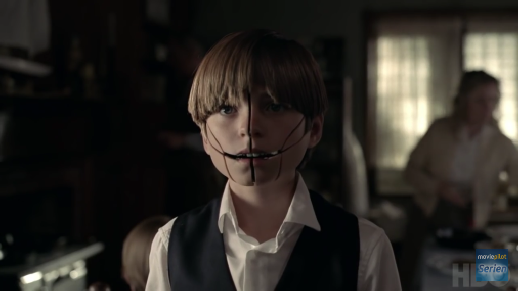 El arte de la escena del niño robótico