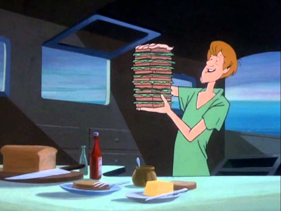 5 emparedados únicos de las series se prepararon y los resultados fueron HORRIBLES