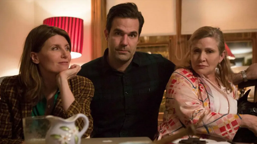 Carrie Fisher en el trailer de la 3ra temporada de Catastrophe