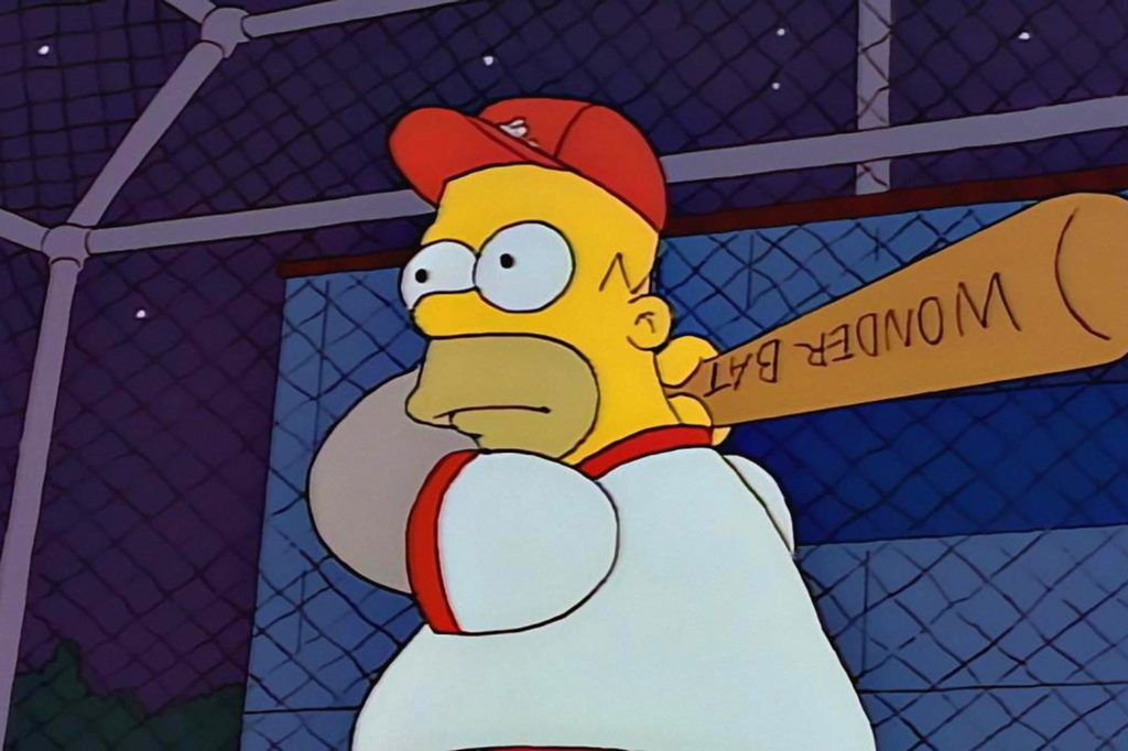 Homero ingresa al salón de la fama del beisbol