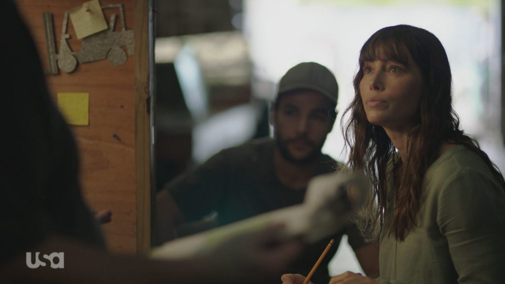 Poster de la nueva serie limitada de Jessica Biel