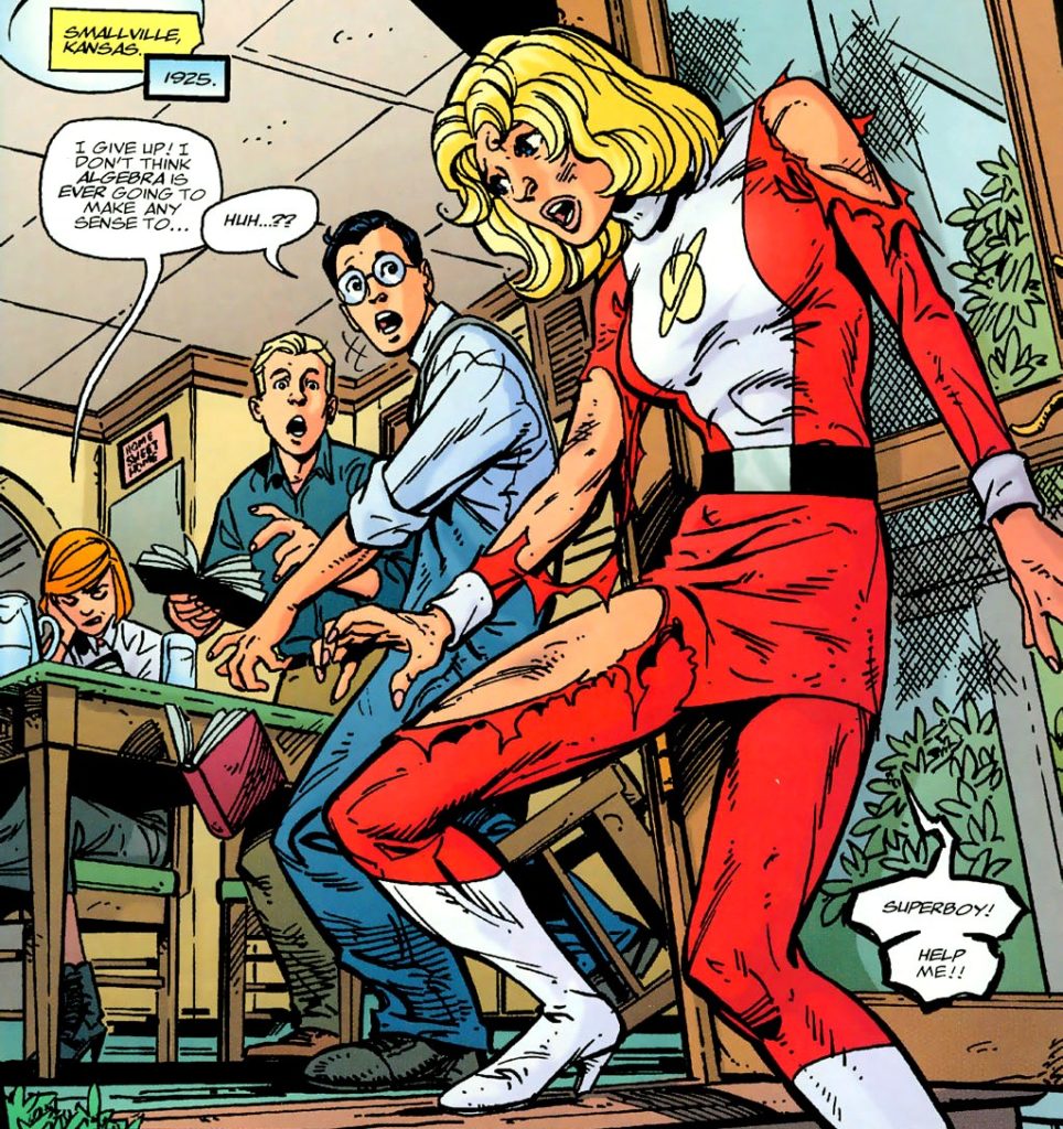 Saturn Girl se dirige a National City para darle una mano a Kara