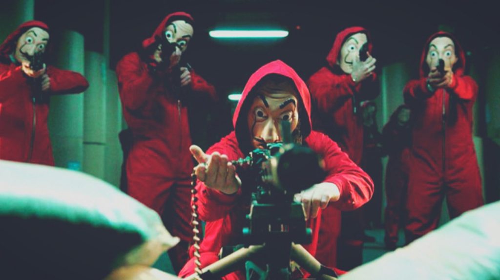 23 fotos detrás del atraco más grande en la historia de la TV