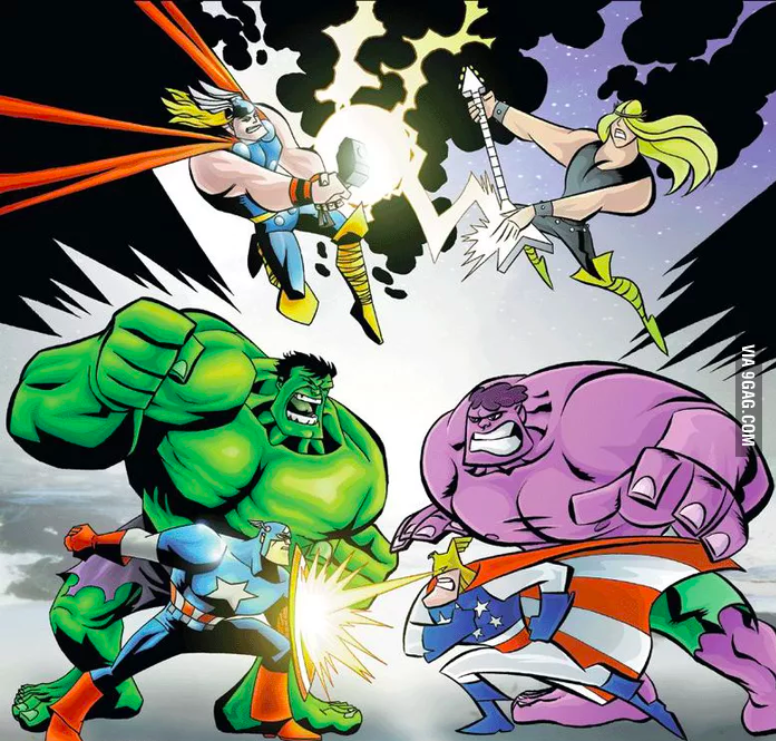 Ese momento incómodo en que los Amigos Justicieros son mejores que los Avengers