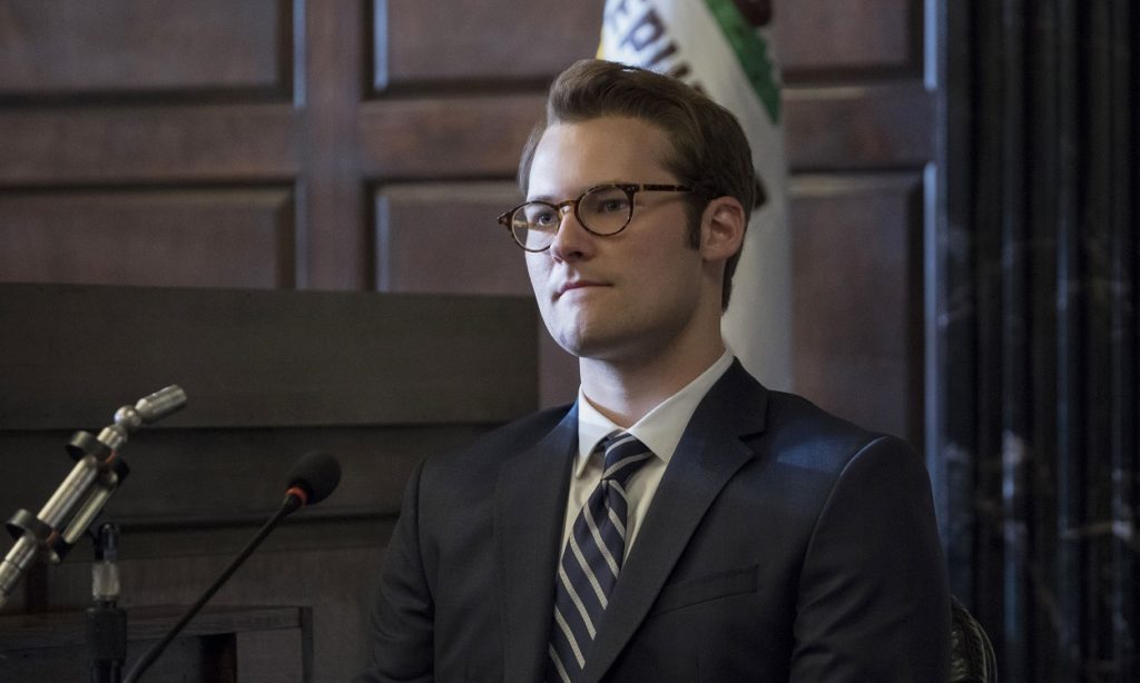 Justin Prentice enojado por el destino de Bryce en la serie