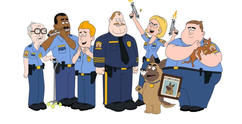 Las razones para ver a estos policías disparatados que viven en un pueblo disparatado