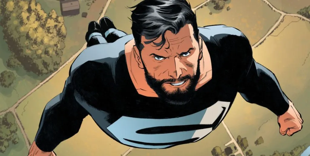 Primer vistazo al traje negro de Superman en el crossover del Arrowverse