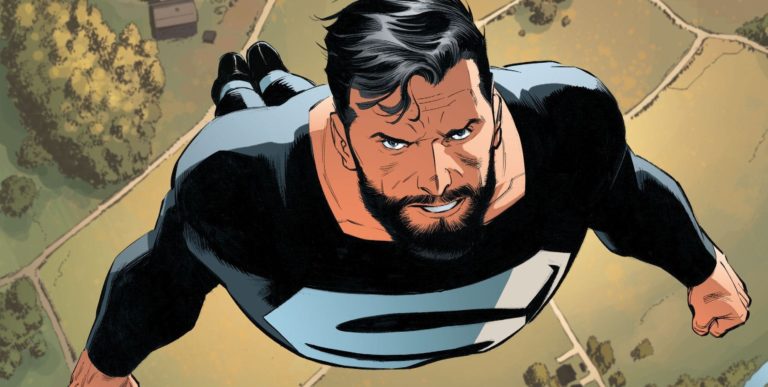 Primer vistazo al traje negro de Superman en el crossover del Arrowverse