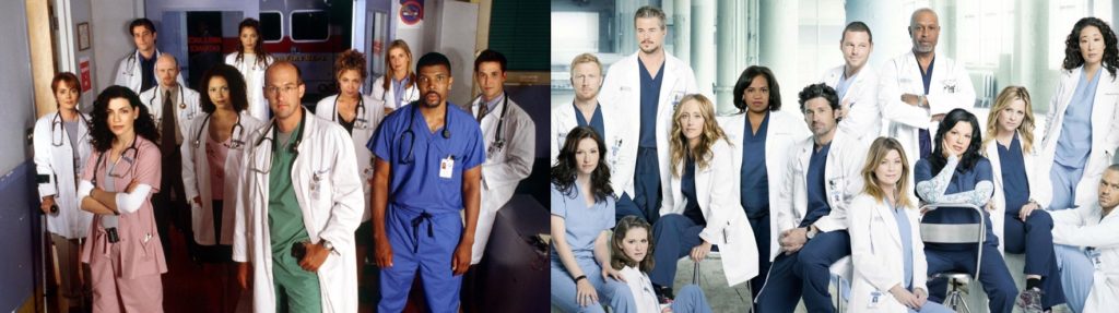 Batallas seriéfilas: ER vs Grey's Anatomy
