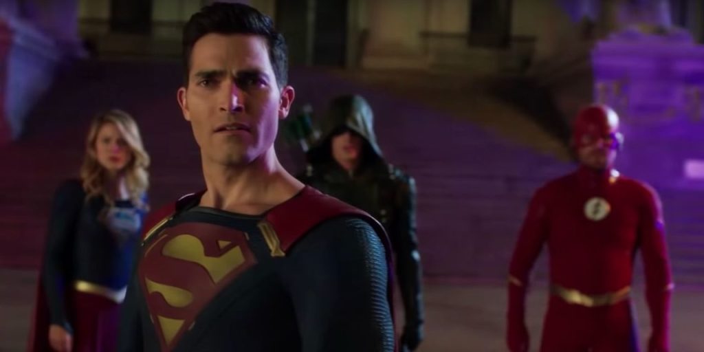 Nuevo póster del crossover Arrowverse 'Elseworlds'