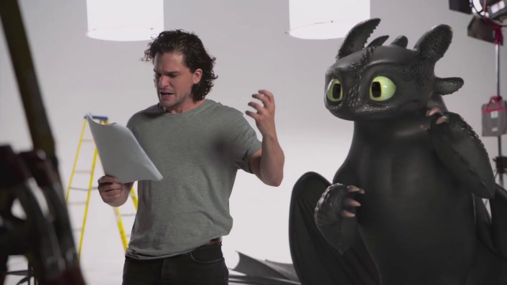 ¡Kit Harington por fin tiene su propio dragón y se trata de Chimuelo!