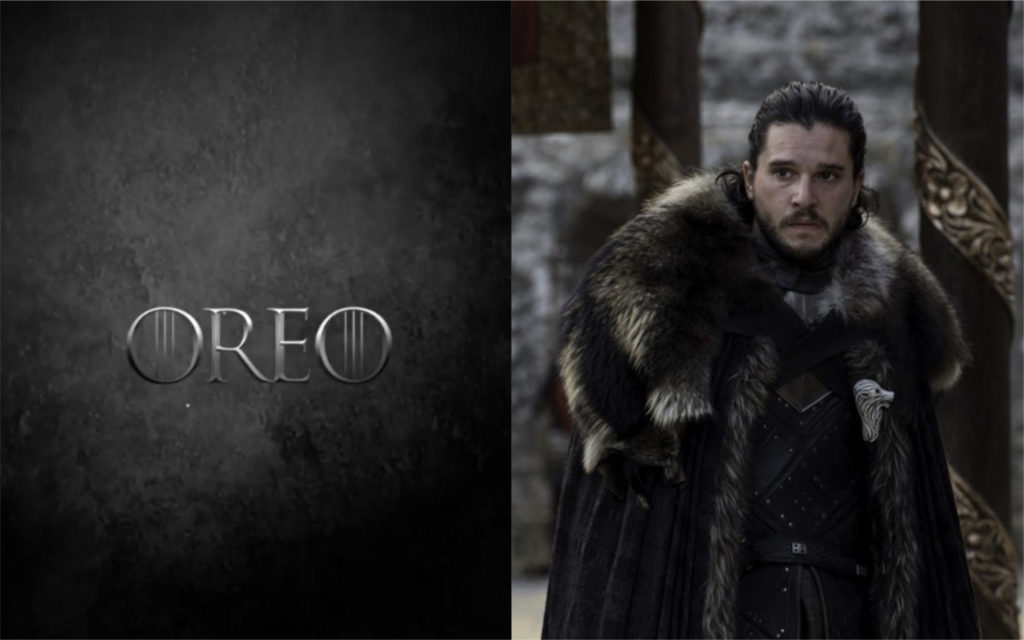 Oreo luchará por el trono de hierro con sus nuevas galletas