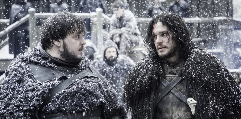 Kit Harington y John Bradley explican lo que pasó en la charla entre Jon y Sam