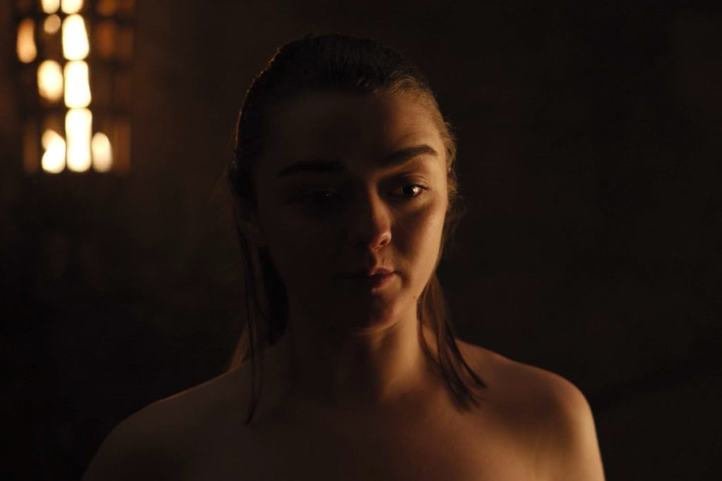 Maisie Williams habla sobre la impactante escena entre Arya y Gendry