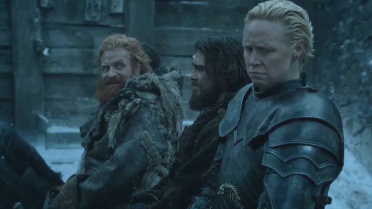 Tormund afirma que Brienne no hubiese llorado si se quedaba con él