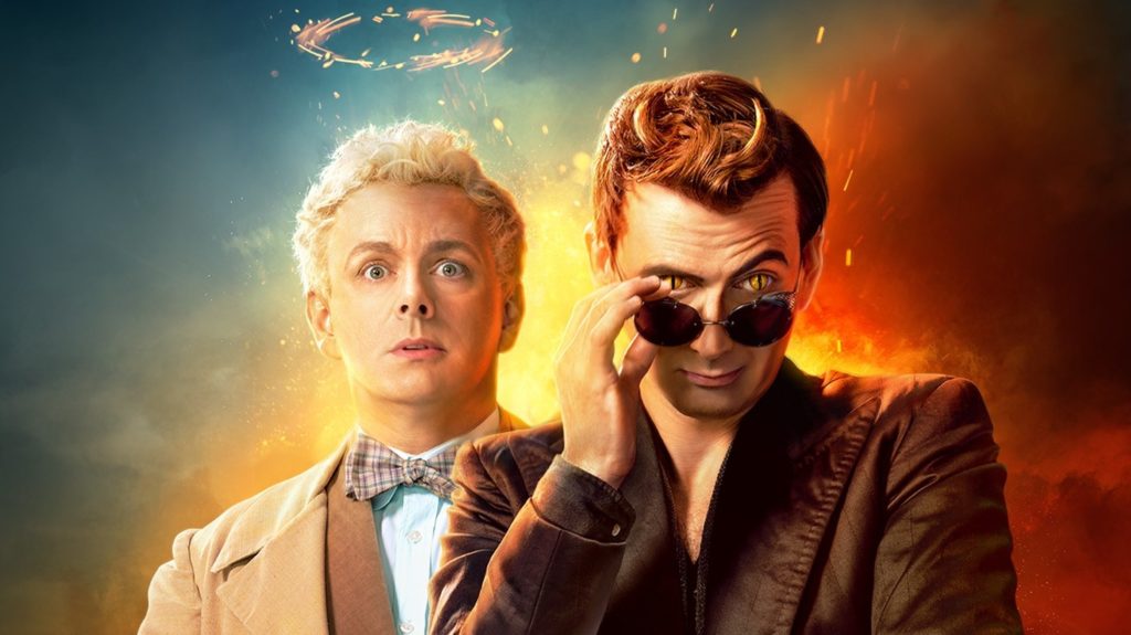 El amor está en el aire con estos fanarts de Aziraphale y Crowley