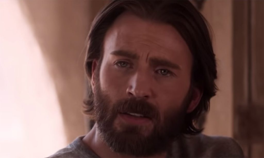 Primer vistazo de Chris Evans en la nueva película de Netflix