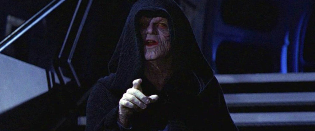Palpatine no estaba en los planes originales de la película