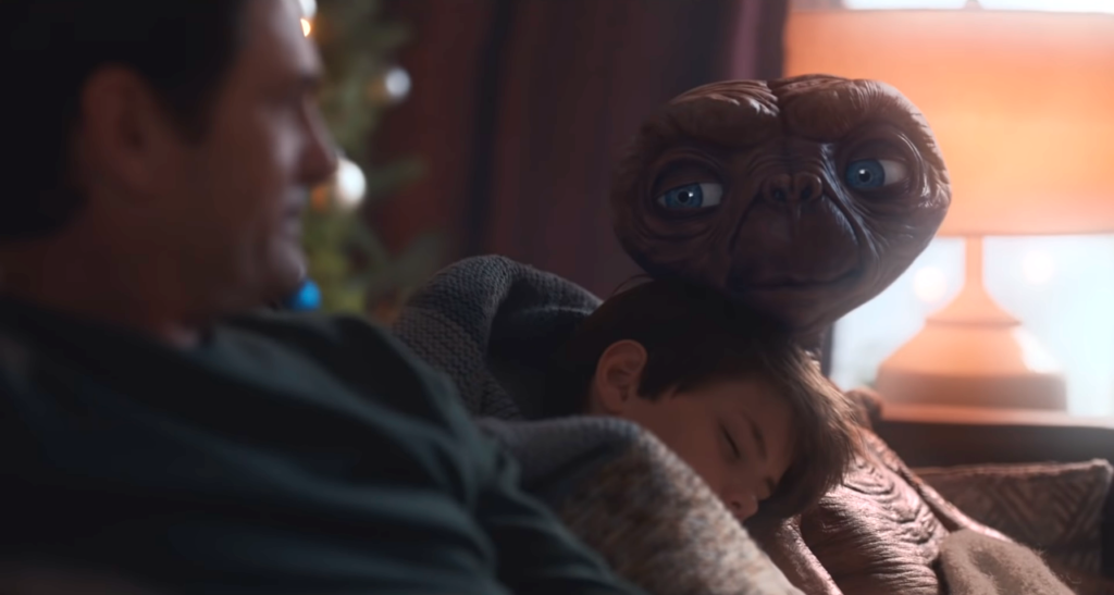 Así se realizó el sorprendente comercial del regreso de E.T.