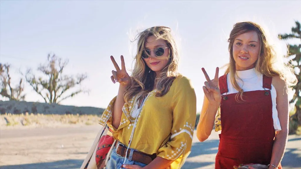 Aubrey Plaza y Elizabeth Olsen y una película audaz, pero...