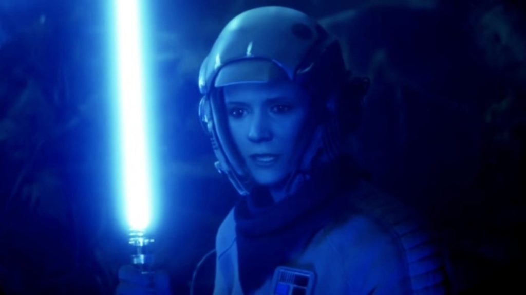 Leia Organa también escuchaba fantasmas de La Fuerza