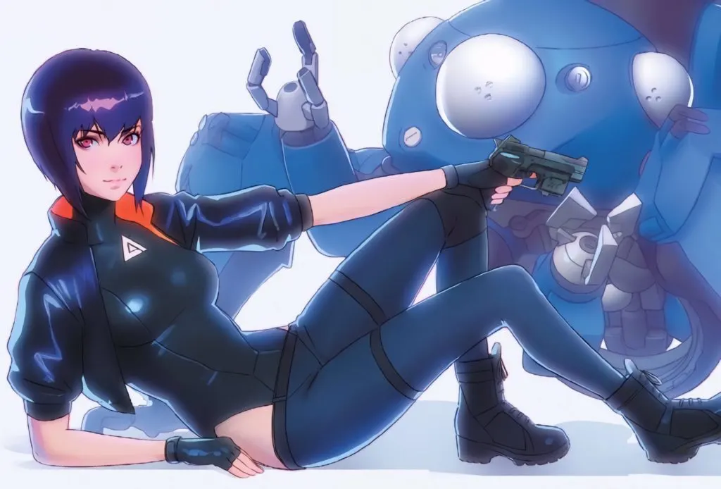 Exhibición del artista de Ghost in the Shell: SAC_2045 en realidad virtual