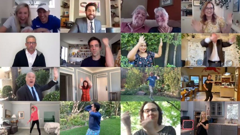 Así fue el reencuentro del elenco en el show de John Krasinski