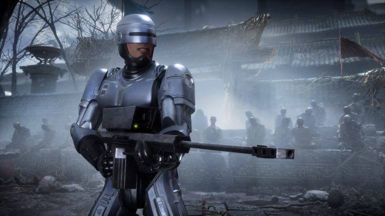 Gameplay de RoboCop (Peter Weller) en Mortal Kombat 11: Aftermath