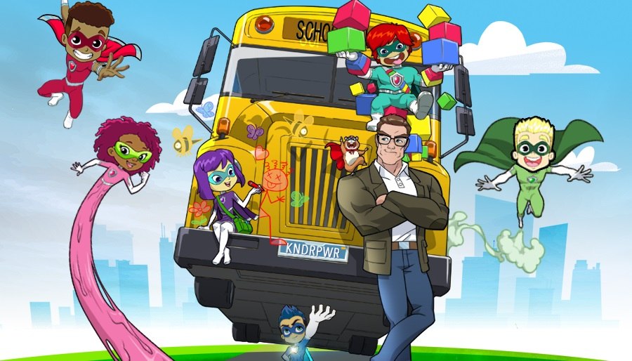 Arnold Schwarzenegger en la serie animada Stan Lee's Superhero Kindergarten