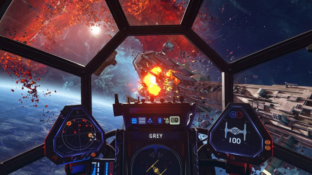 Imágenes y video con gameplay de Star Wars: Squadrons