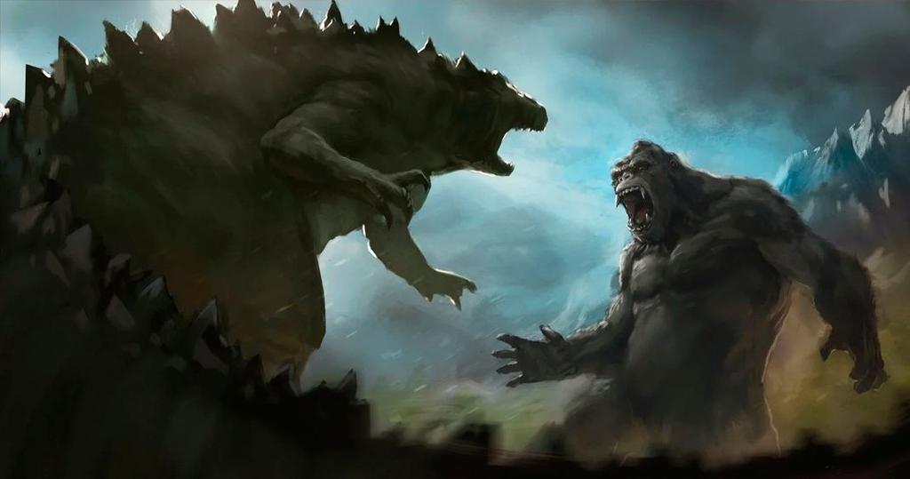 Arte filtrado del crossover confirma el tamaño de King Kong