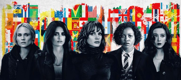 Agentes 355 entretiene al estar llena de espías y encanto femenino, pero...